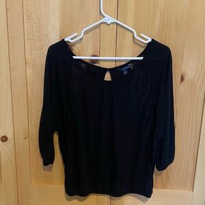 American Eagle Outfitters Black Blouse